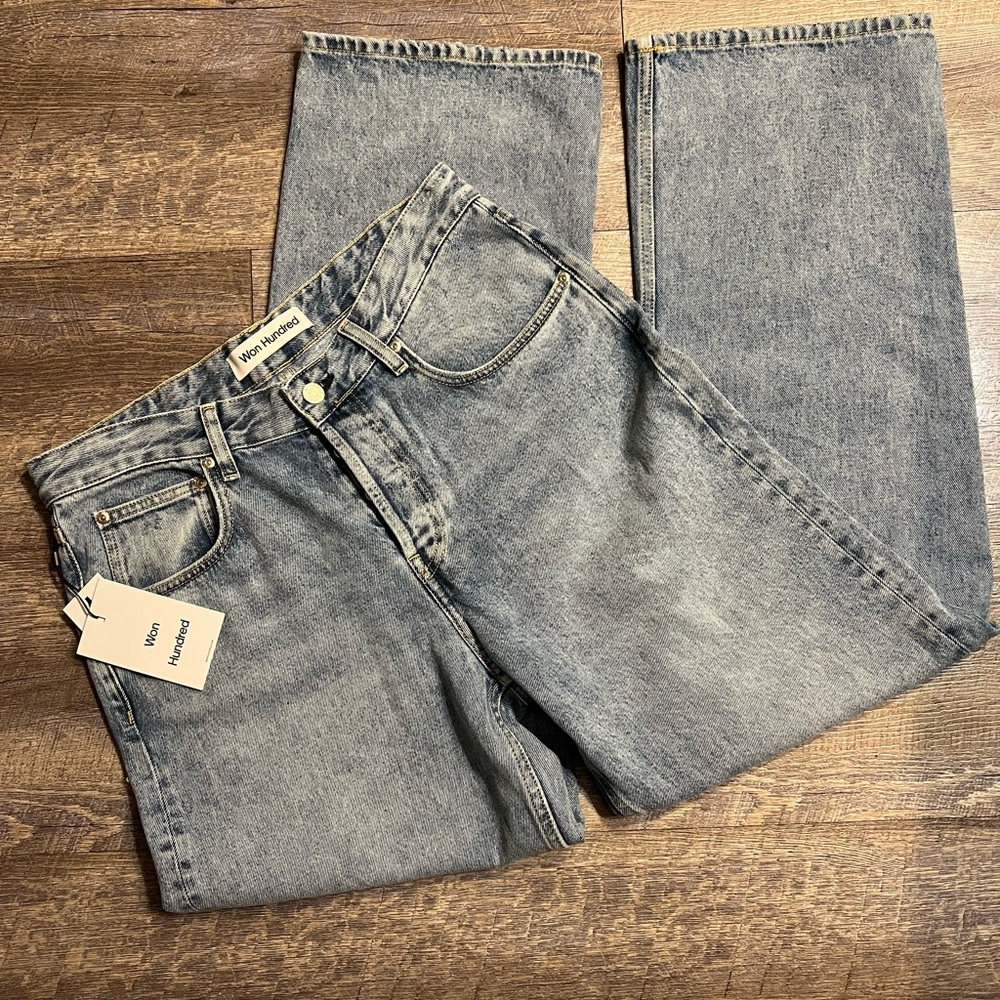 NWT Won Hundred Jeans light blue